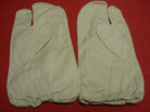 Original WW2 British Army Gunners Winter White Gloves - Dated 1941 - The Militaria Shop