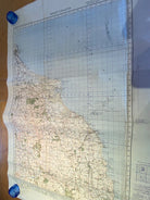 WW2 British Army 1932 dated MILITARY EDITION General Staff map of HOLY ISLAND. - The Militaria Shop
