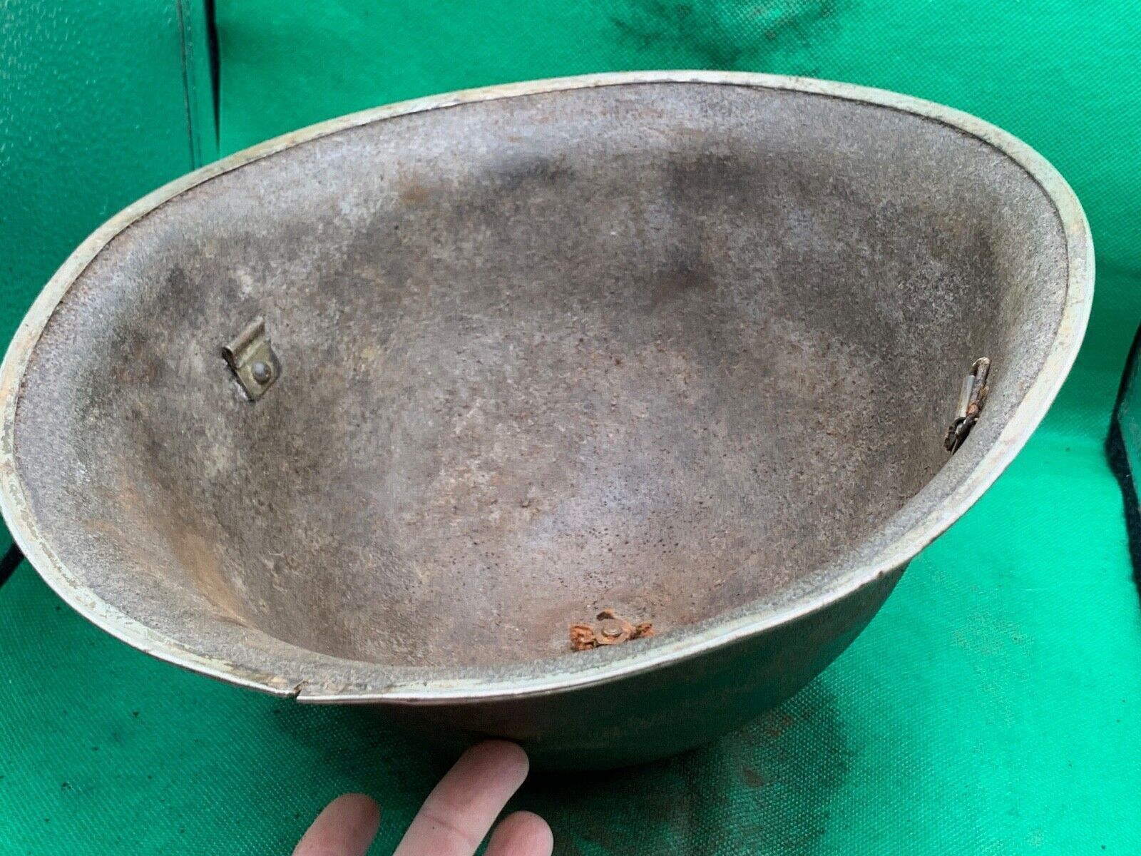 Genuine WW2 Canadian & British Army Helmet - Turtle Mk3 Helmet - The Militaria Shop
