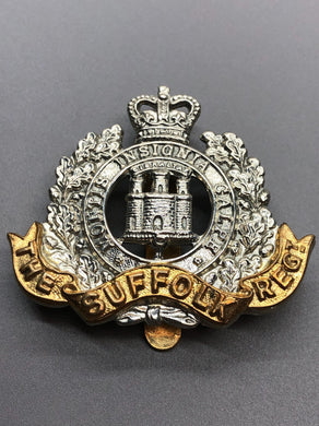 Genuine British Army The Suffolk Regiment Cap Badge - The Militaria Shop