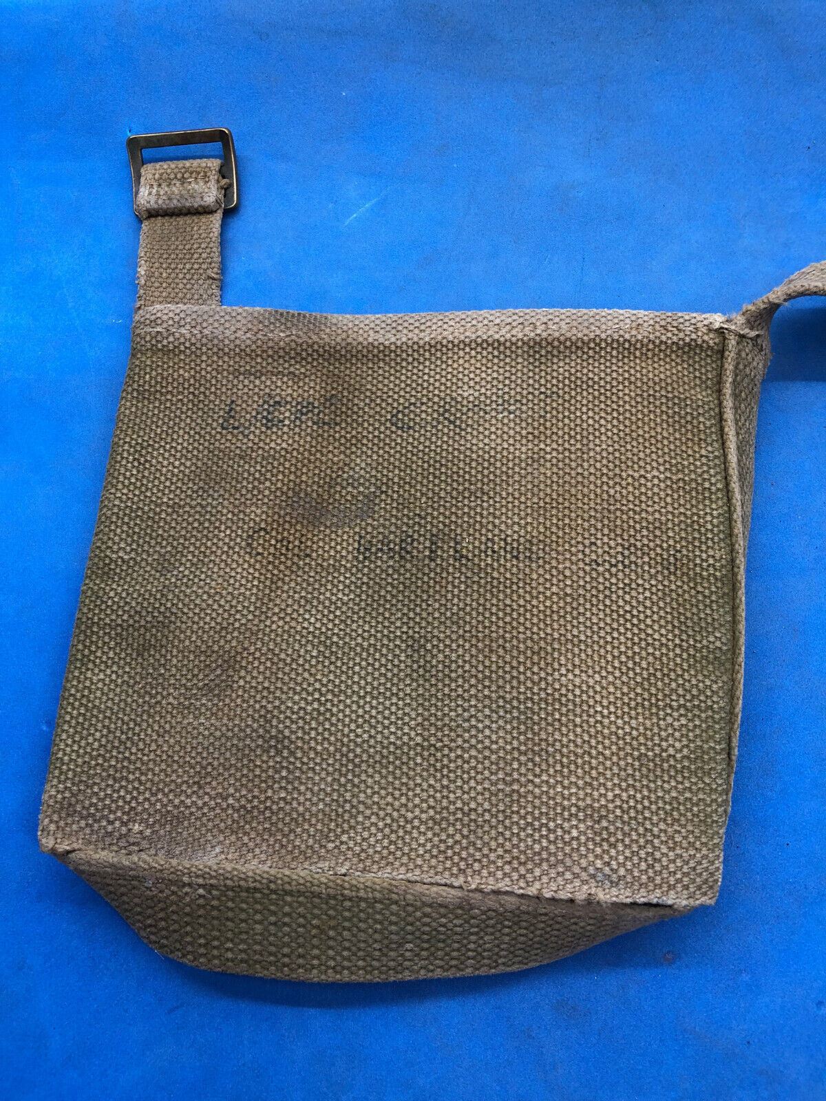 WW2 British Army 37 Pattern Webbing Water Bottle Carrier Harness - 1944 Dated - The Militaria Shop