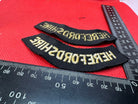 Original WW2 British Home Front Civil Defence Herefordshire Shoulder Titles - The Militaria Shop