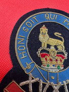 British Army Bullion Embroidered Blazer Badge - 15th 19th Hussars - The Militaria Shop