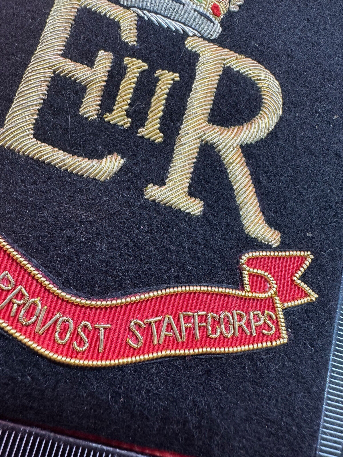 British Army Bullion Embroidered Blazer Badge - Military Provost Staff Corps - The Militaria Shop