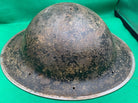 British Army Mk2 Brodie Helmet - Original WW2 - South African Manufactured - The Militaria Shop