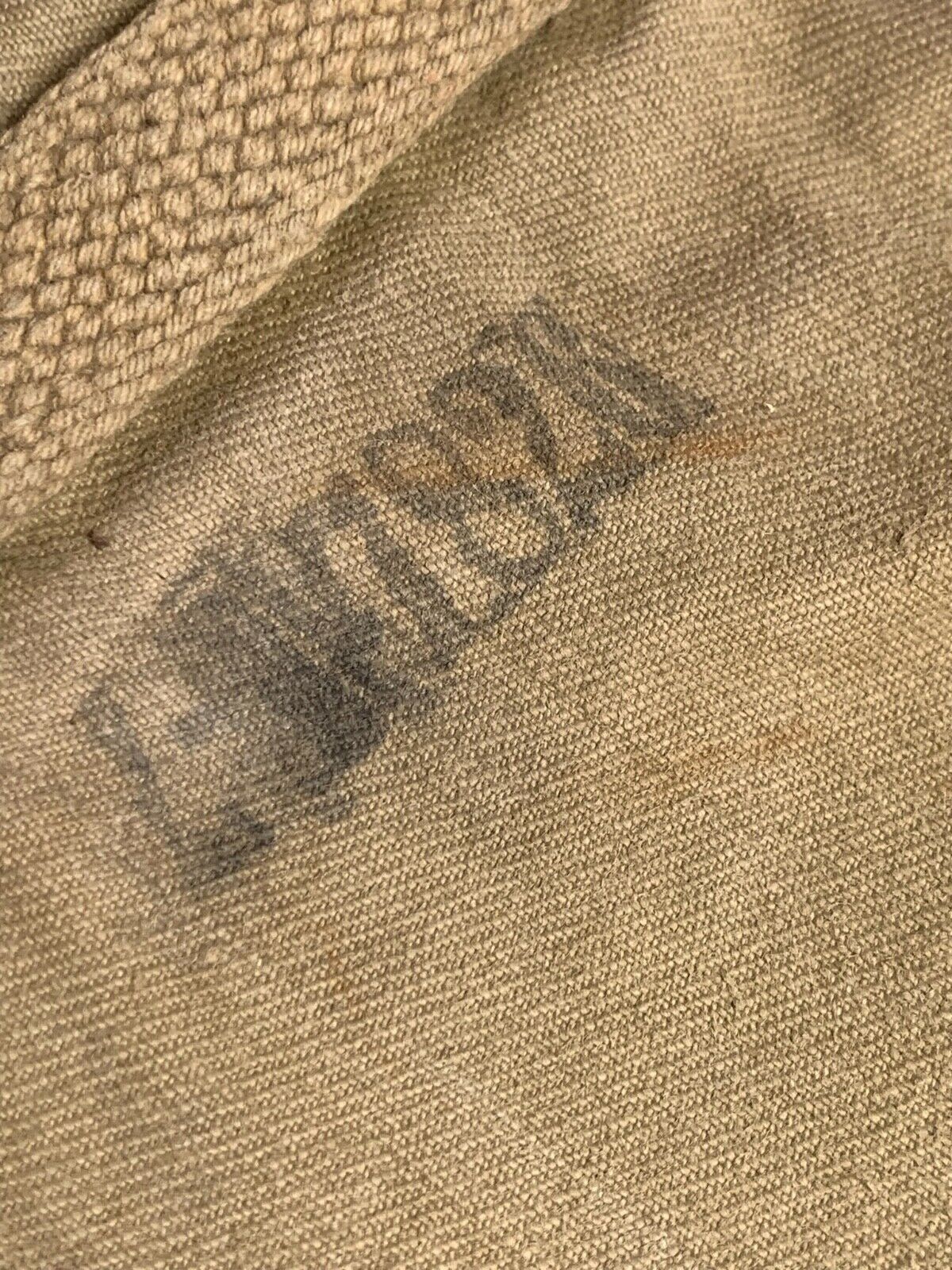 Original WW2 US Army M1928 Haversack Pack Tail - The Militaria Shop