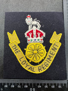 British Army Embroidered Blazer Badge - The Loyal Regiment - The Militaria Shop