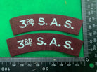 British Army 3rd SAS Special Air Service Shoulder Title Pair - The Militaria Shop