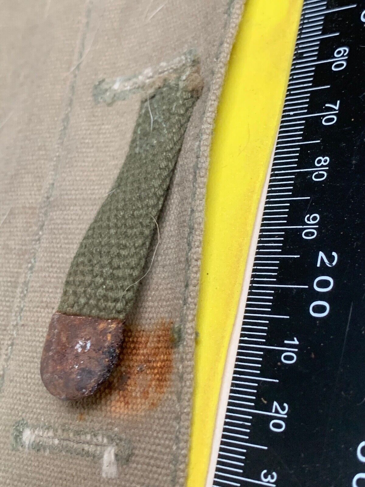 Original WW2 US Army M1928 Haversack Pack Tail - 1944 Dated - The Militaria Shop