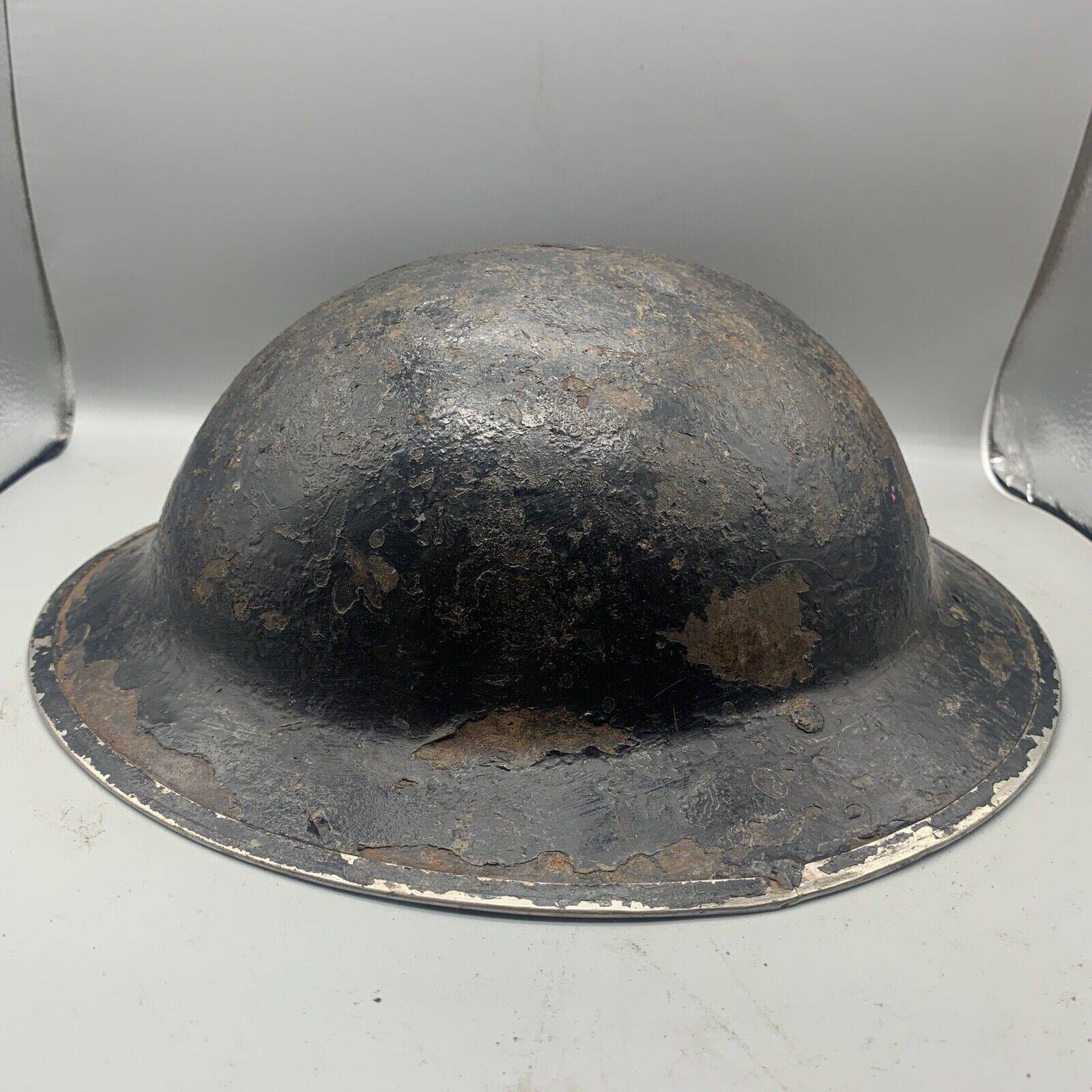Original WW2 South African Army Mk2 Brodie Helmet - British Style Combat Helmet - The Militaria Shop
