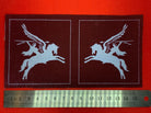 Pair WW2 Style Printed British Pegasus Airborne Shoulder Badges - Reproduction 1 - The Militaria Shop