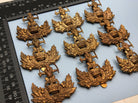 Original British Army Queens Own Royal Glasgow Yeomanry Regiment Cap Badge - The Militaria Shop