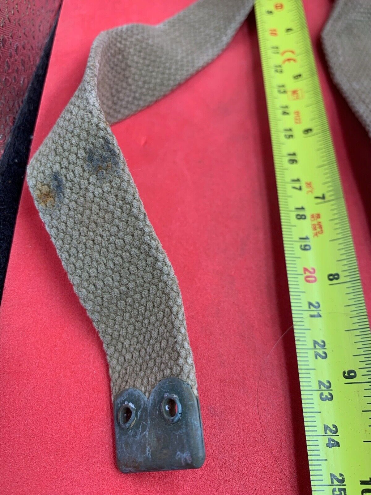 Original WW2 Pattern British Army L Straps Pair - 37 Pattern Webbing Haversack - The Militaria Shop