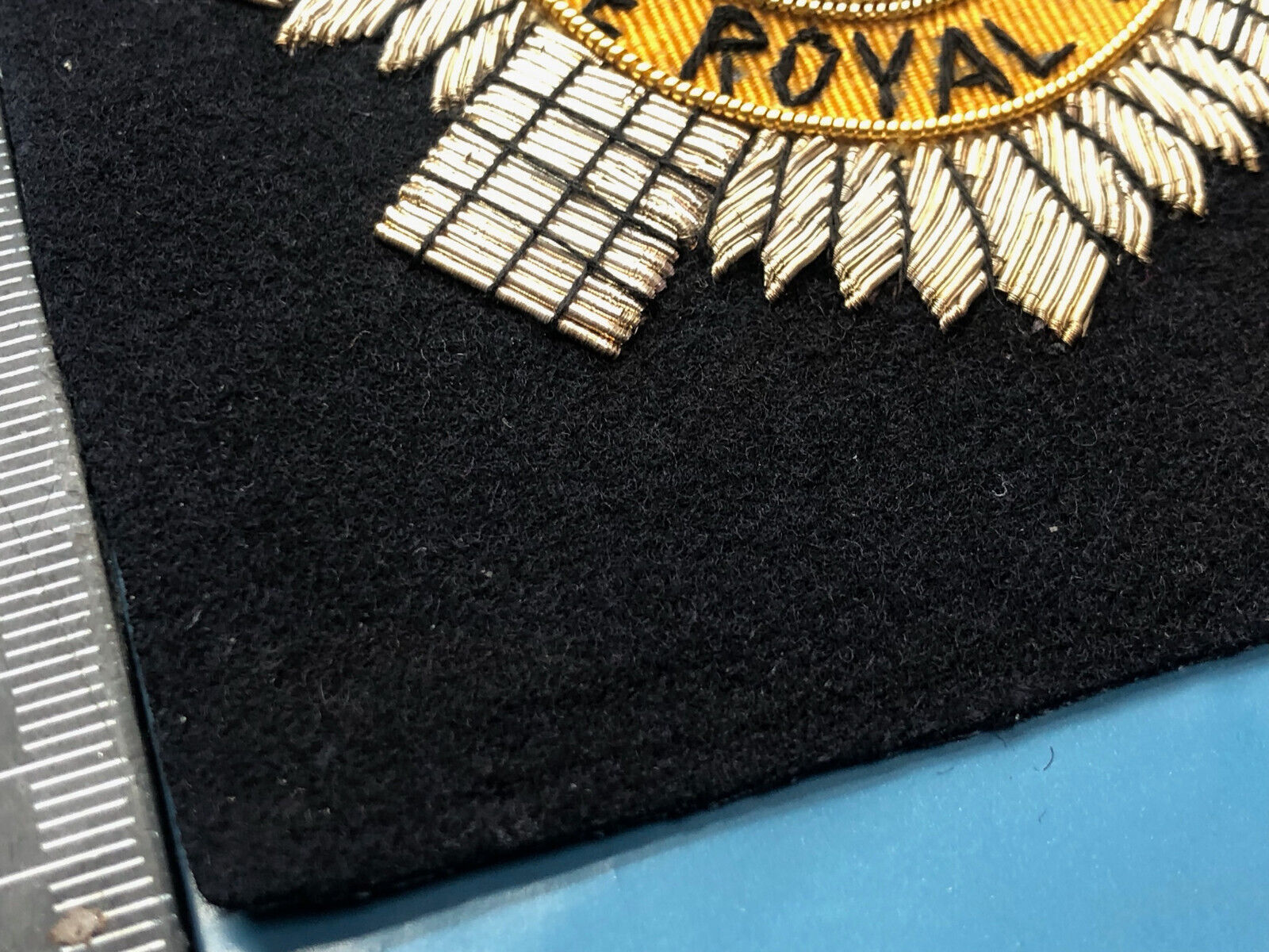 British Army Bullion Embroidered Blazer Badge - The Royal Scots - The Militaria Shop