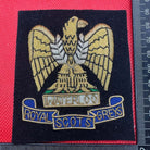 British Army Bullion Embroidered Blazer Badge - The Royal Scots Greys Regiment - The Militaria Shop