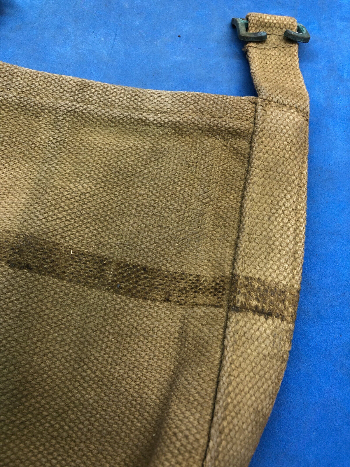 WW2 British Army 37 Pattern Webbing Water Bottle Carrier Harness - 1944 Dated - The Militaria Shop