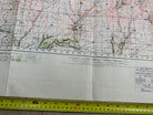 Original WW2 British Army OS Map of England - War Office - Brecon & Llandove - The Militaria Shop