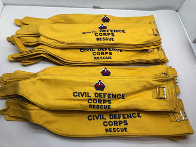 Original British Civil Defence Corps Kings Crown Armband - NEW OLD STOCK - The Militaria Shop