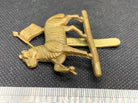 Genuine WW2 British Army The Queens Royal Regiment Cap Badge - The Militaria Shop