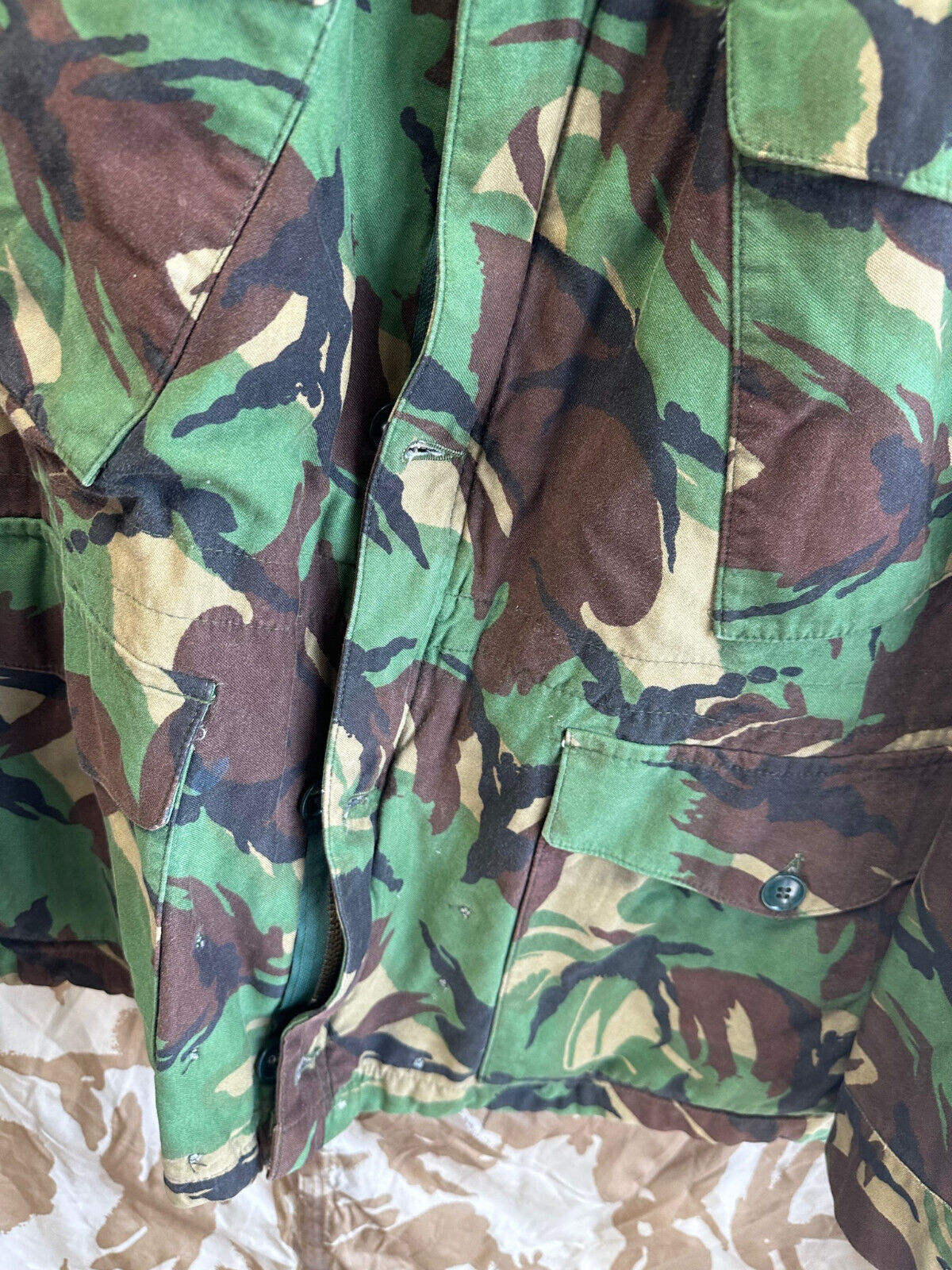 Genuine British Army 1968 Pattern DPM Combat Smock - Size 2 - 38" Chest - The Militaria Shop