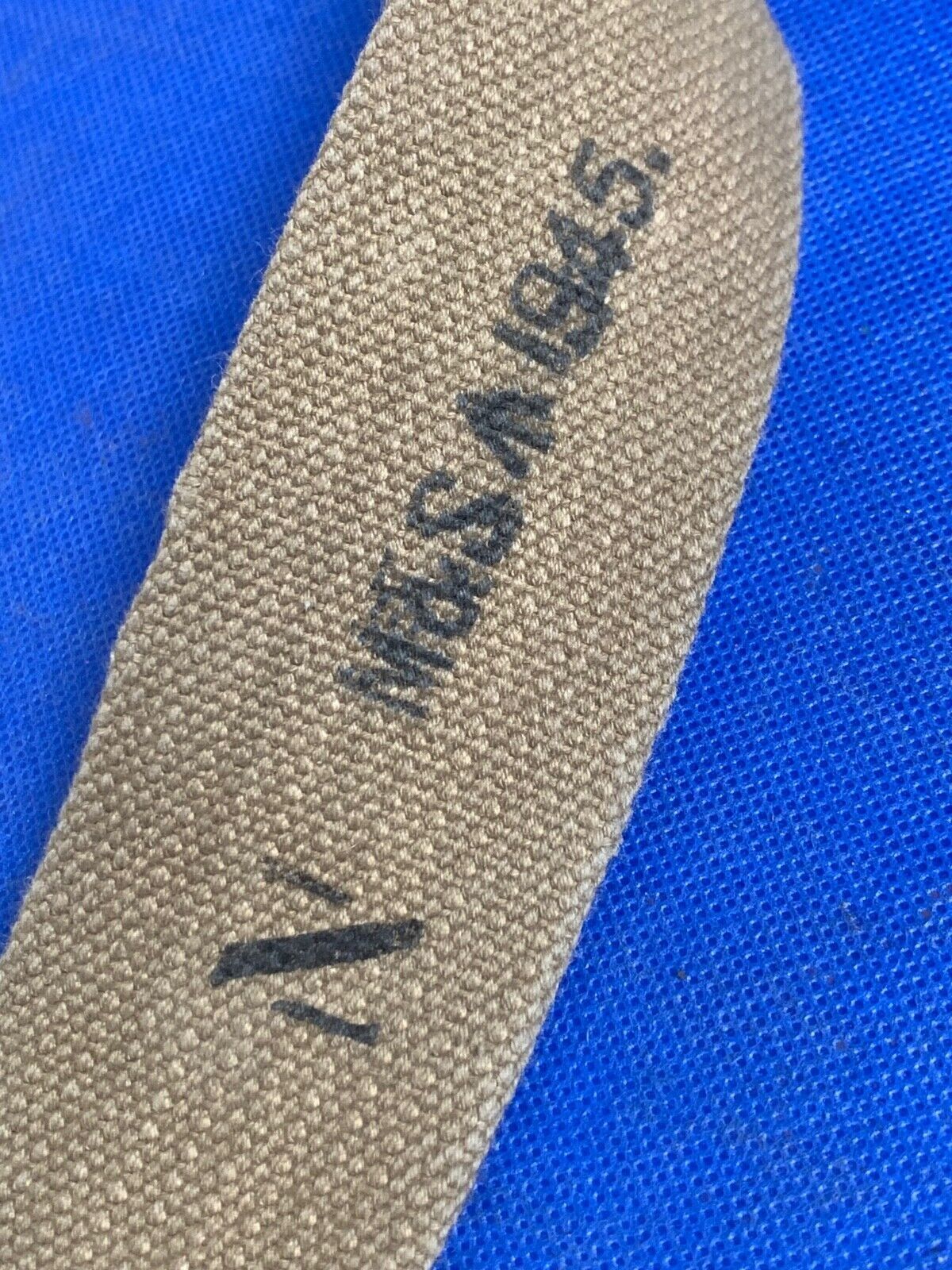 Original WW2 British Army 37 Pattern Shoulder Strap - NORMAL - M&S 1945 - The Militaria Shop