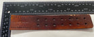 WW2 German Army belt leather fastening strip. Brown leather reproduction. - The Militaria Shop