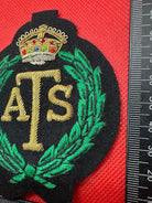 British Army Bullion Embroidered Blazer Badge - ATS - Auxiliary Territorial Serv - The Militaria Shop