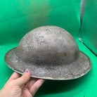 Original WW2 South African Army Mk2 Brodie Helmet - British Style Combat Helmet - The Militaria Shop