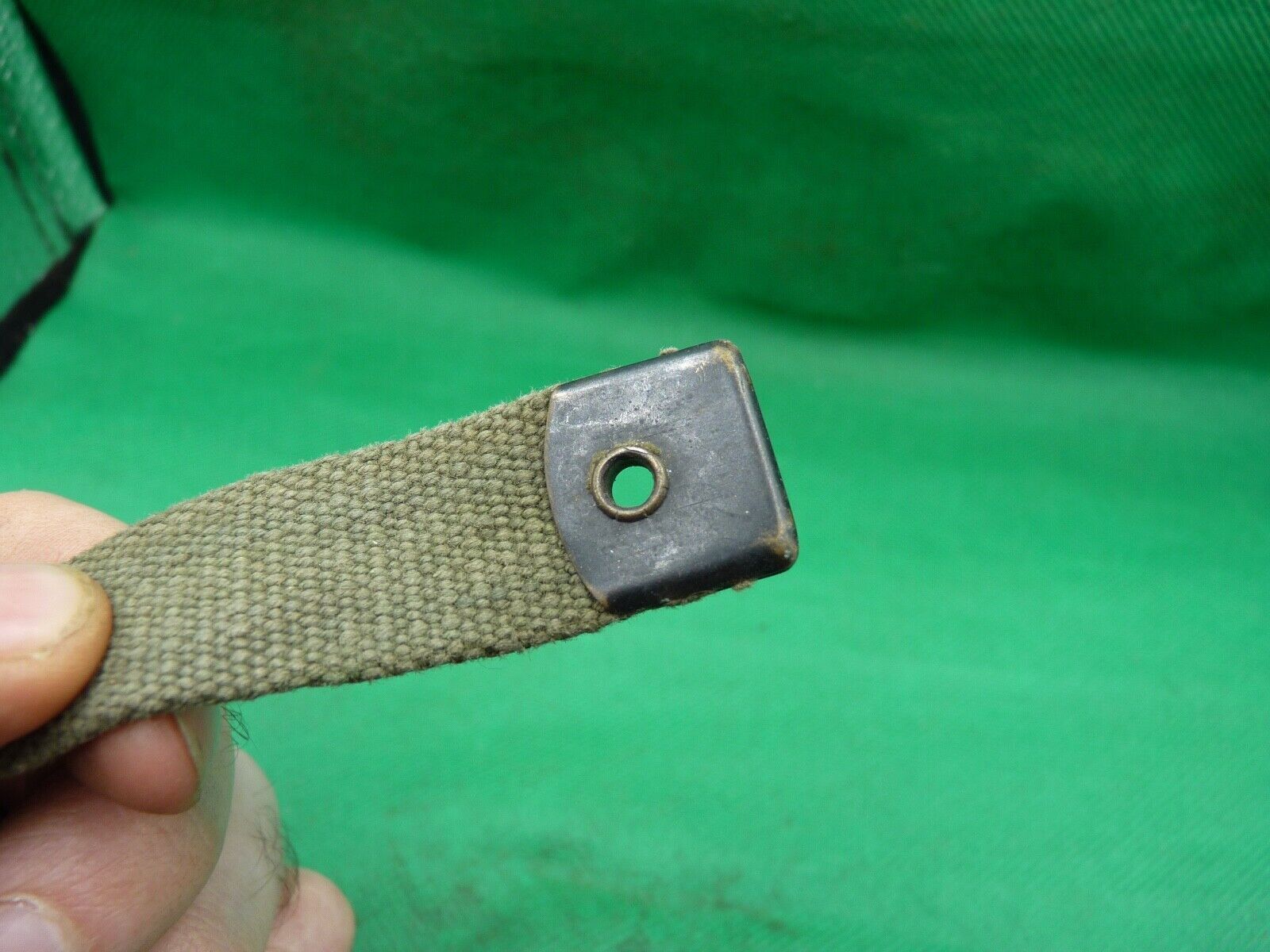 Original WW2 British Army 44 Pattern Equipment Strap - 1945 Dated - The Militaria Shop