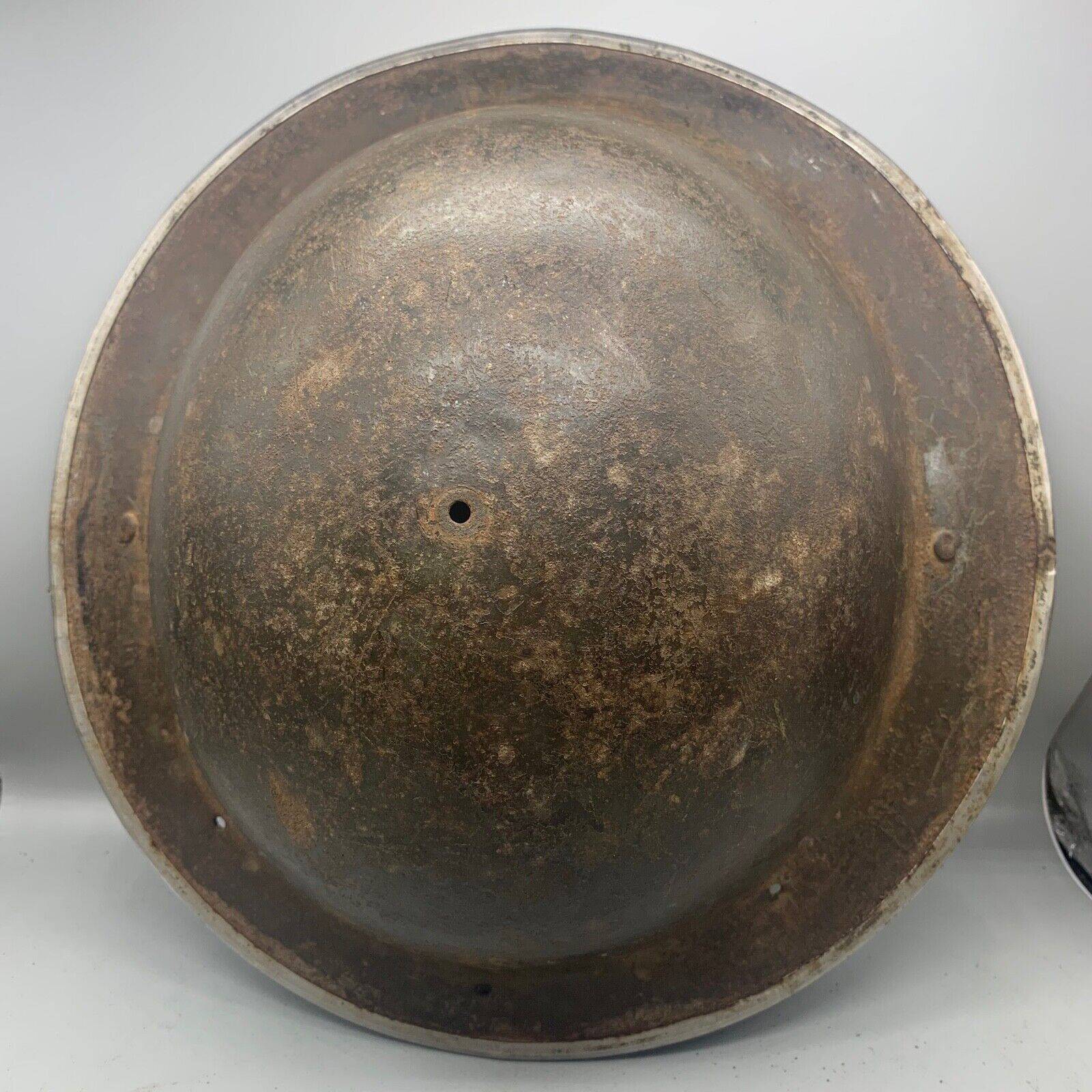 Original WW2 South African Army Mk2 Brodie Helmet - British Style Combat Helmet - The Militaria Shop