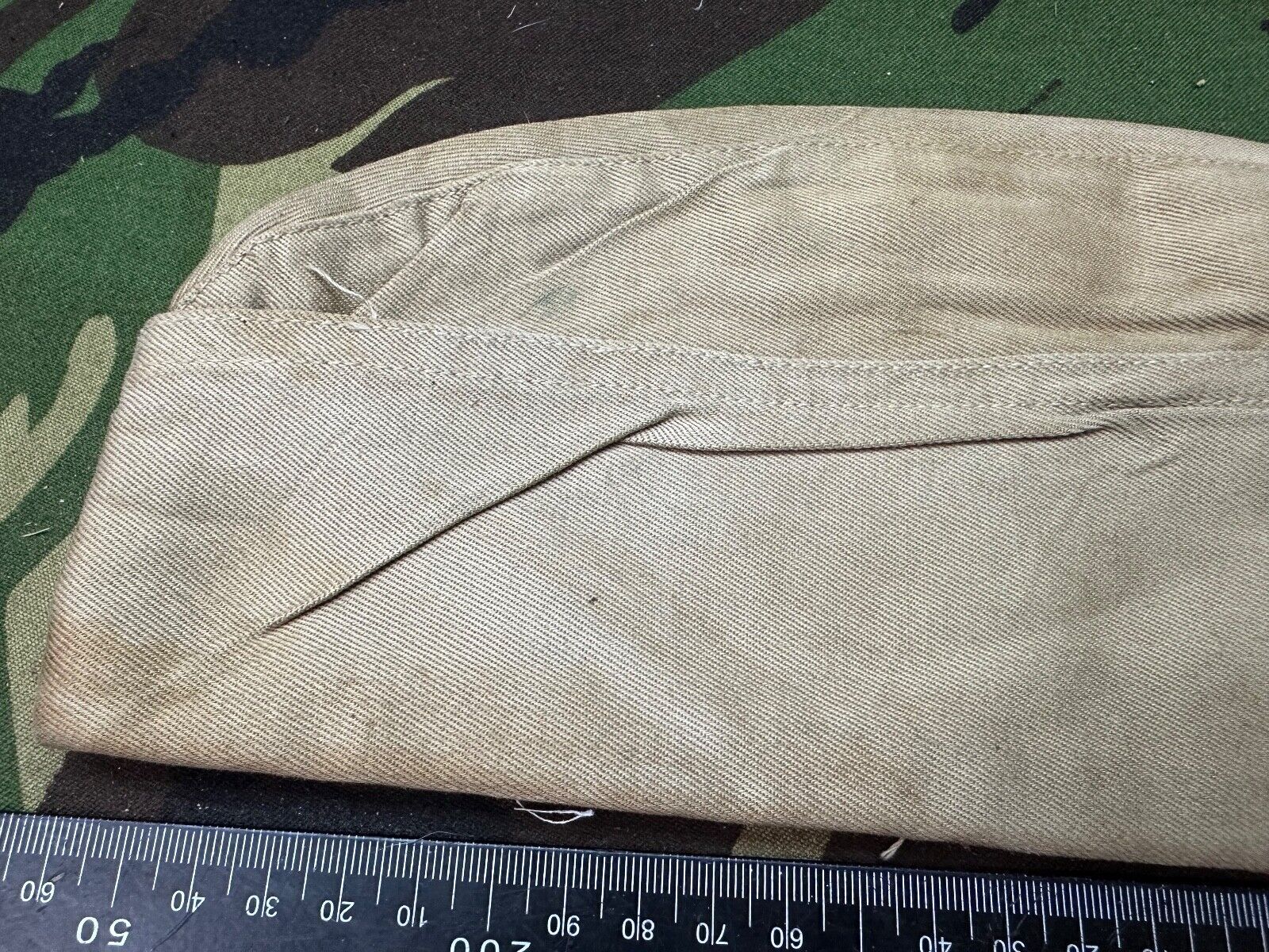 Original WW2 US Army Garrison Side Cap Hat - Old Stock - Combat Servicable - The Militaria Shop