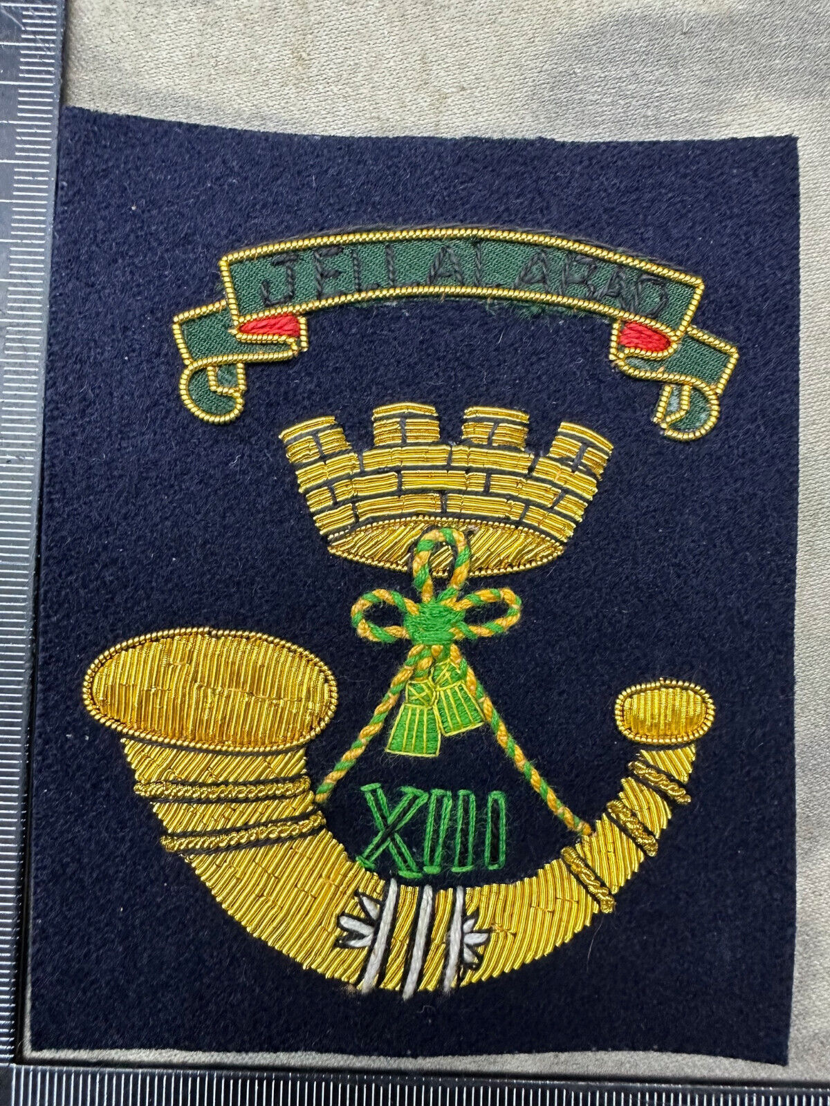 British Army Bullion Embroidered Blazer Badge - Somerset Light Infantry - The Militaria Shop