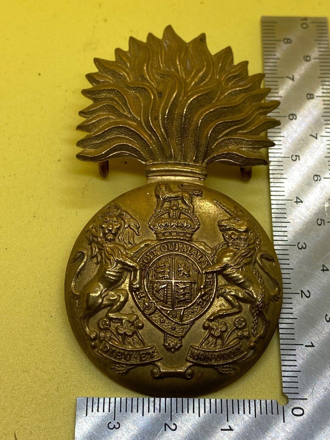Original British Army Royal Scots Fusiliers Glengarry Badge - Modern Made - The Militaria Shop