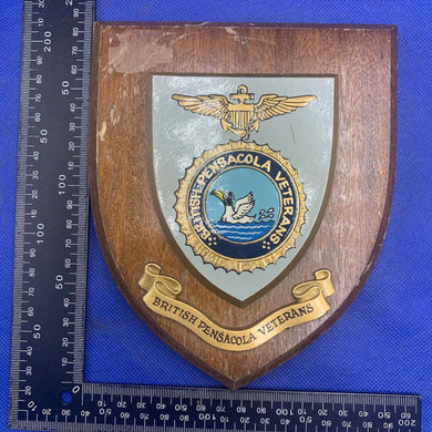Genuine British Royal Navy Wall Plaque - British Pensacola Veterans - The Militaria Shop