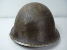 Original WW2 British / Canadian Army Mk3 High Rivet Turtle Army Combat Helmet - The Militaria Shop