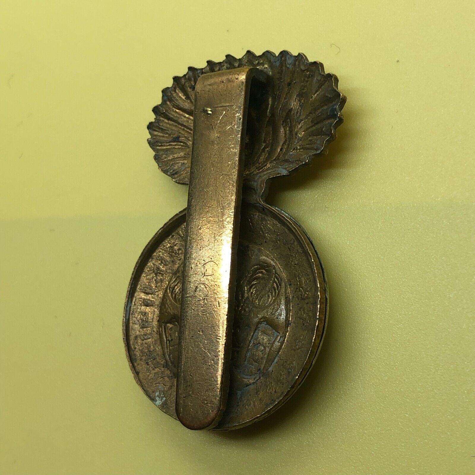 Original WW2 British Army Cap Badge - Royal Welch Fusiliers Regiment RWF - The Militaria Shop