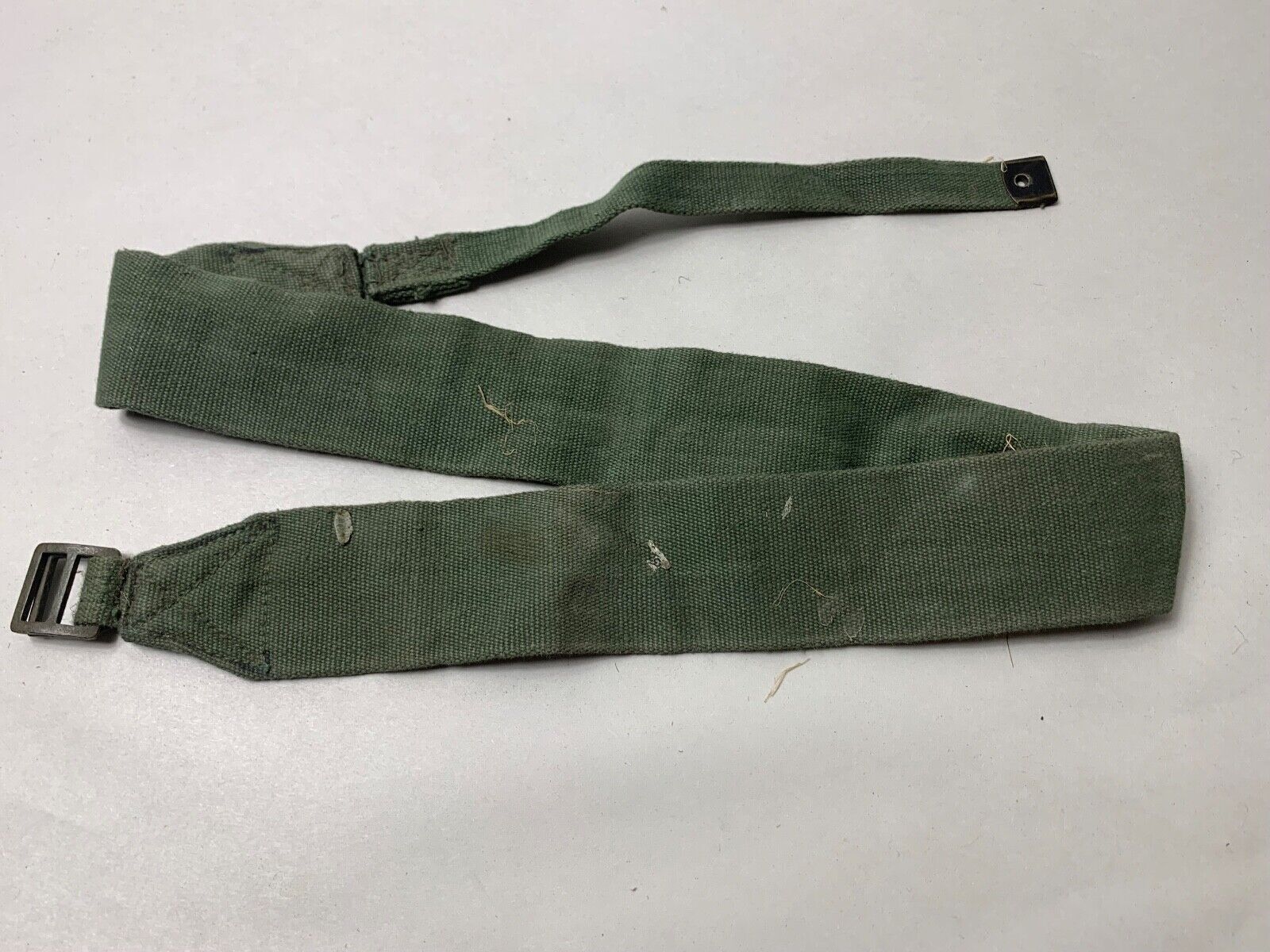 Original WW2 British Army 44 Pattern Equipment Strap - 1945 Dated - The Militaria Shop