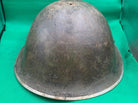 Original WW2 British Army / Canadian Army Mk3 Turtle Combat Helmet - The Militaria Shop