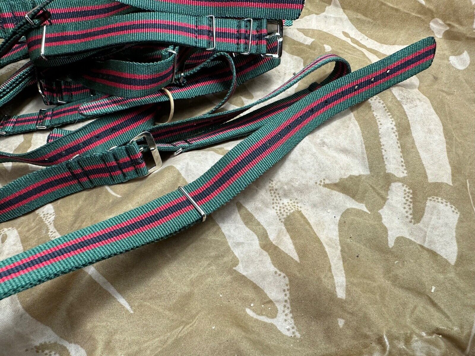 Green Jackets Watch Strap, 18mm NATO G10 Product, British Army, Military, Gift - The Militaria Shop
