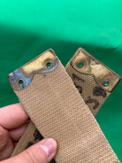 Original WW2 Pattern British Army L Straps Pair - 37 Pattern Webbing Haversack - The Militaria Shop