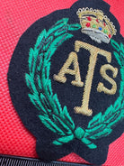 British Army Bullion Embroidered Blazer Badge - ATS - Auxiliary Territorial Serv - The Militaria Shop