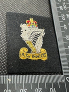 British Royal Irish Rifles Corps Bullion Cap / Beret / Blazer Badge - UK Made - The Militaria Shop