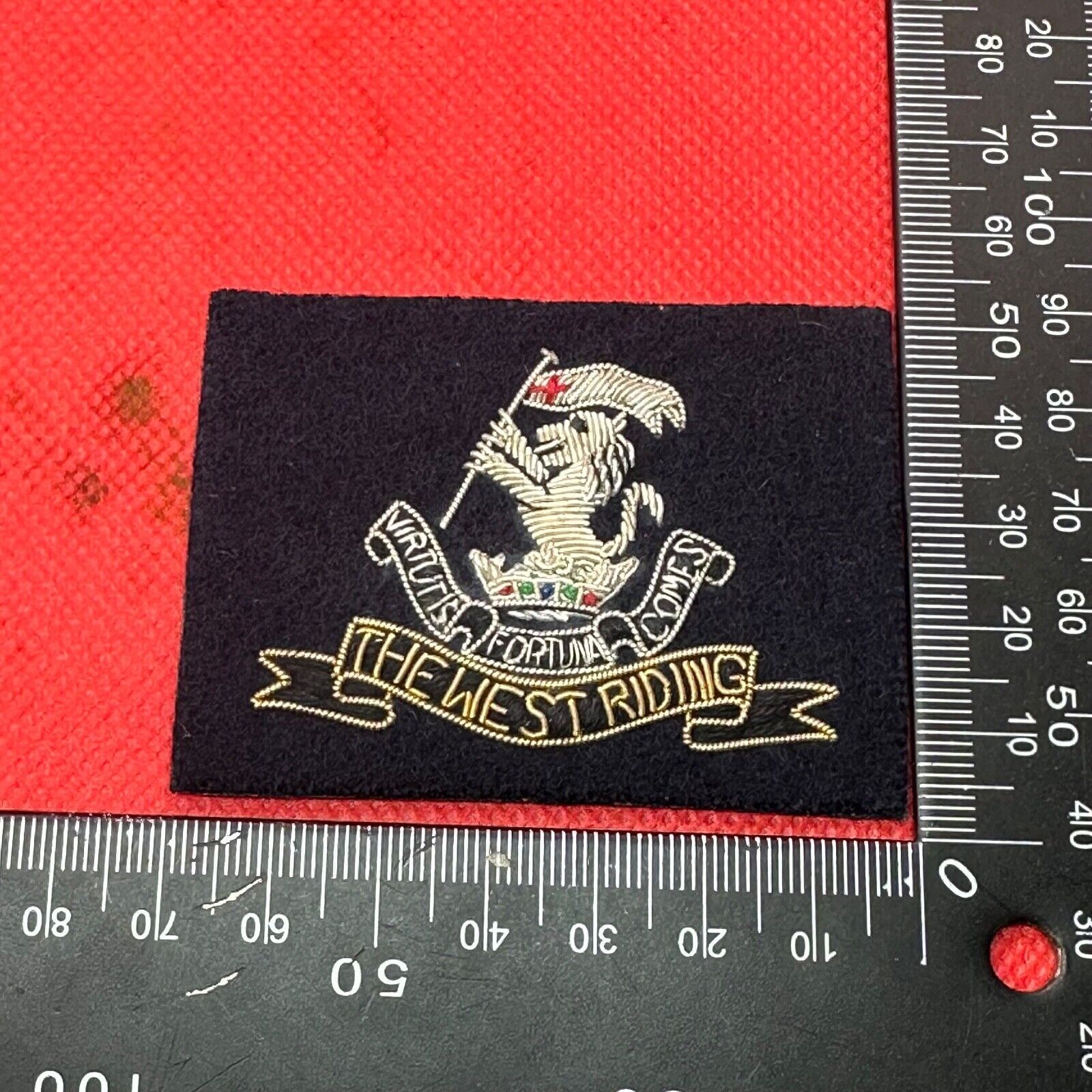 British Army Duke of Wellington West Riding Cap / Beret / Blazer Badge - UK Made - The Militaria Shop