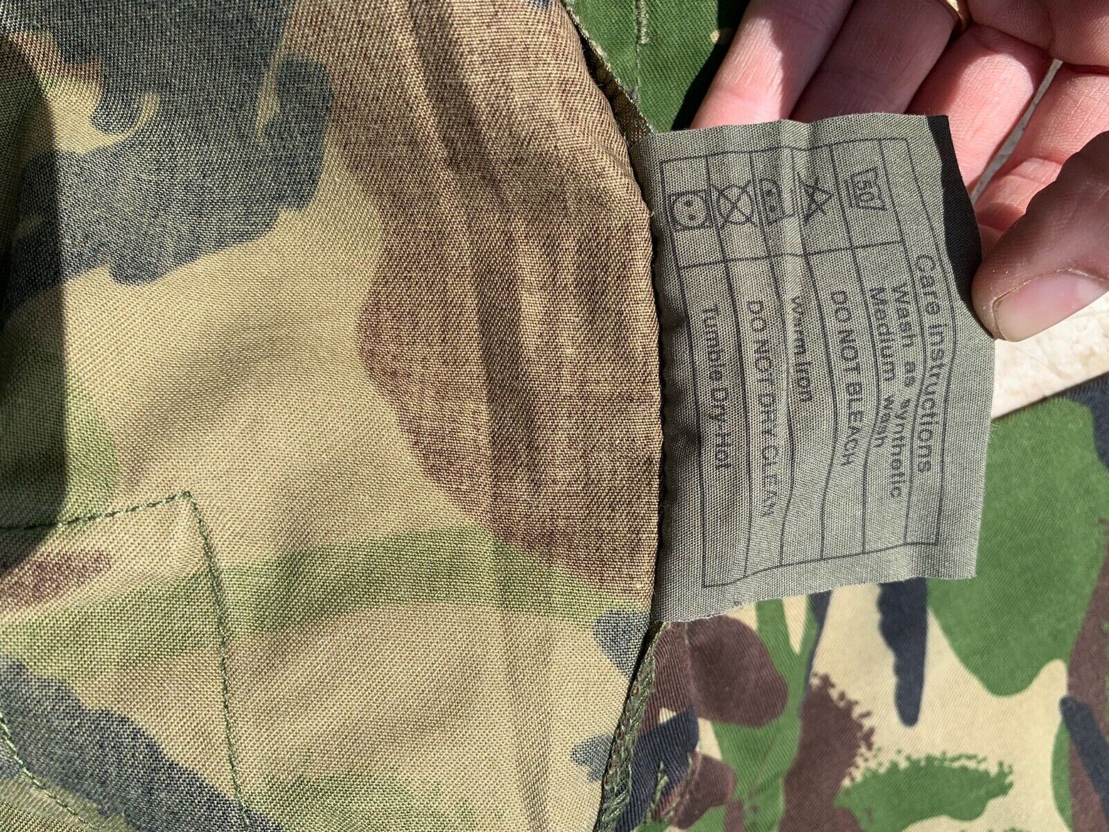 Genuine British Army DPM Woodland Combat Jacket - Size 160/104 - The Militaria Shop