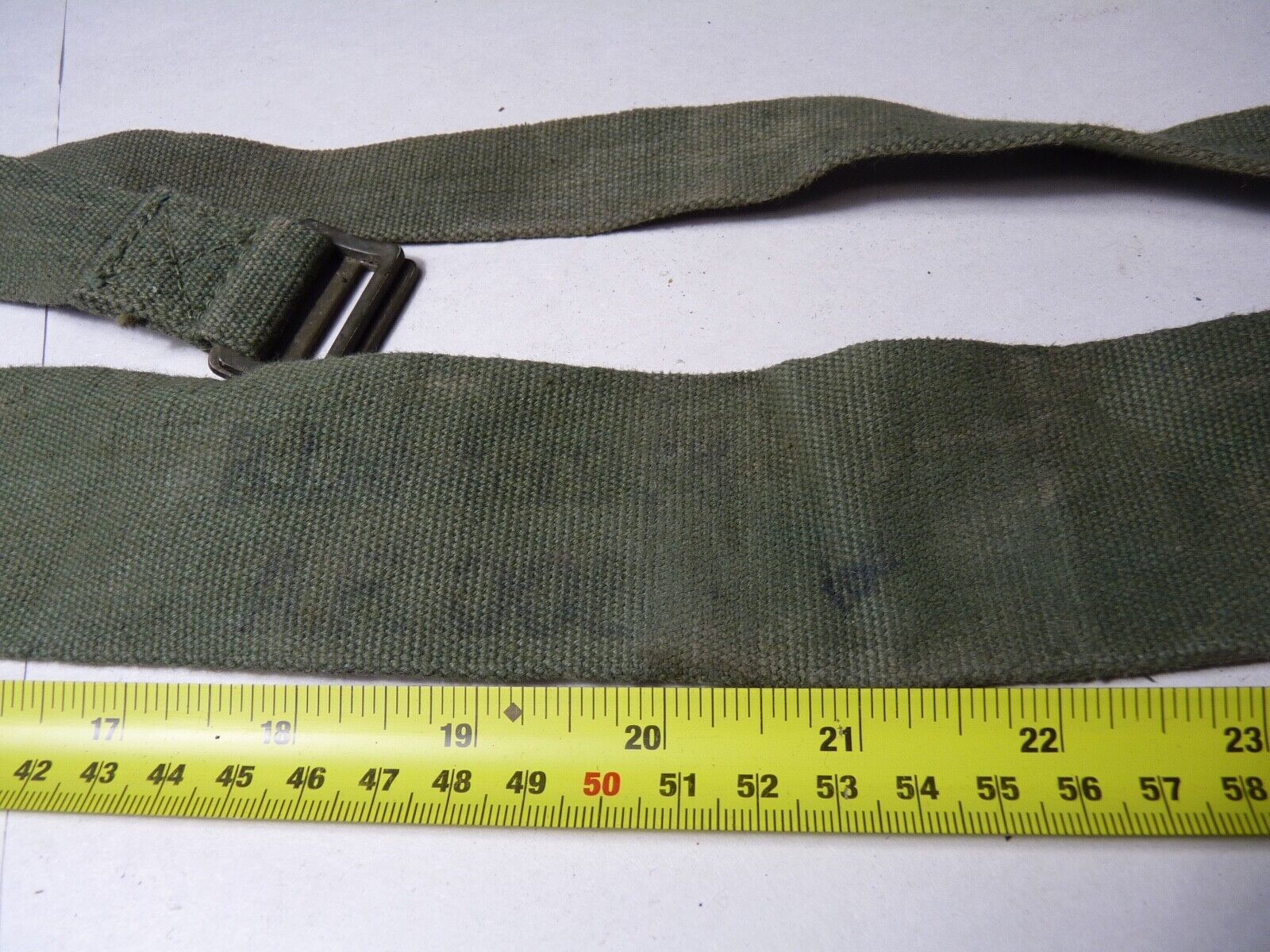 Original WW2 British Army 44 Pattern Shoulder / Extended Equipment Strap - 1945 - The Militaria Shop
