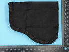 Black Fabric Tactical Belt Mounted Pistol Holster - Front Line - The Militaria Shop