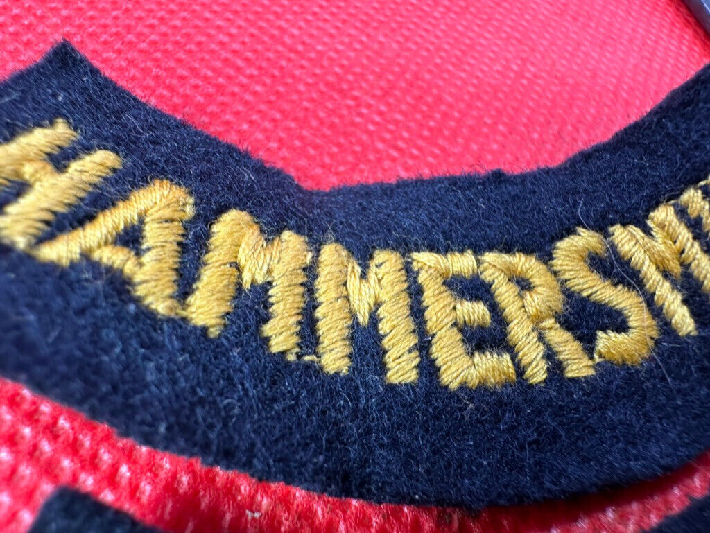 Original WW2 British Home Front Civil Defence Hammersmith Shoulder Titles - The Militaria Shop