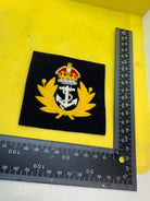 British Royal Navy Embroidered Blazer Badge - The Militaria Shop