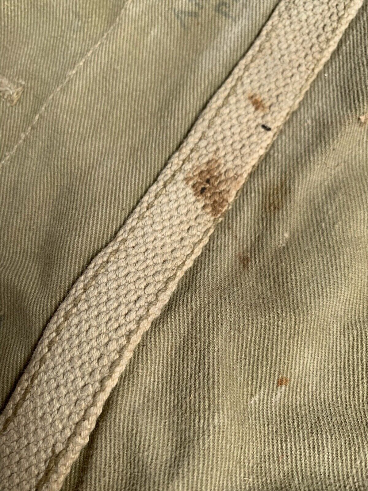 Original WW2 US Army M1928 Haversack Pack Tail - The Militaria Shop