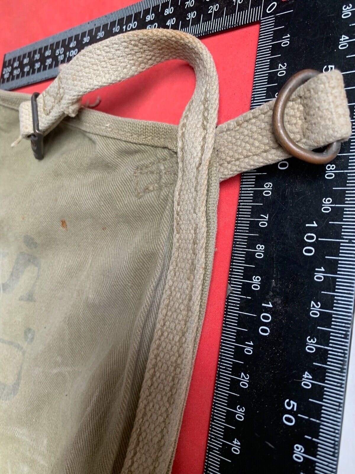 Original WW2 US Army M1928 Haversack Pack Tail - The Militaria Shop